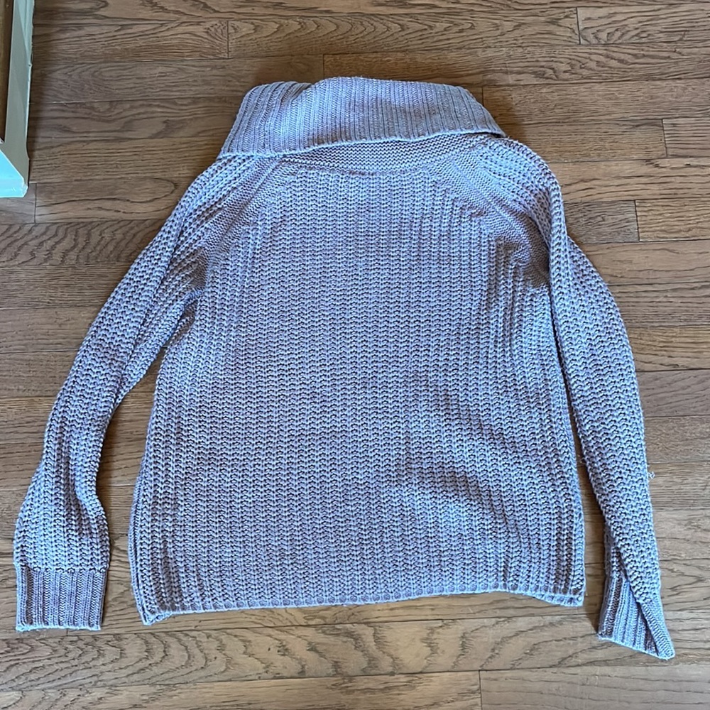 Light Lavender Charlotte Russe Turtleneck Sweater - Picture 3 of 3